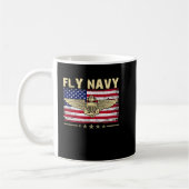 Piloten für klassische Marineoffiziere von Fly Nav Kaffeetasse (Links)