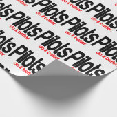 Piloten machen es besser geschenkpapier (Ecke)