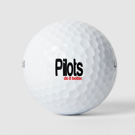 Piloten machen es besser golfball (Vorderseite)