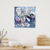 Piloten Pilates Airlines Funny Rick London Poster (Küche)