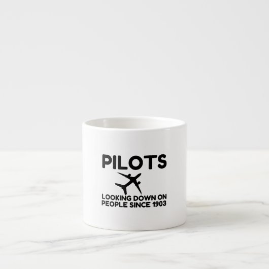 Piloten schauen nach unten espressotasse (Vorderseite)