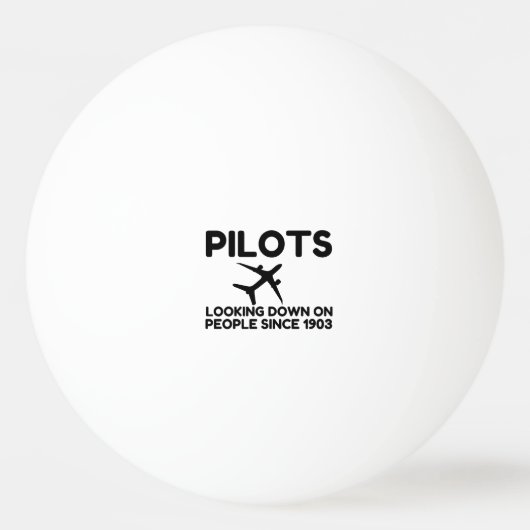 Piloten Tischtennisball (Vorderseite)