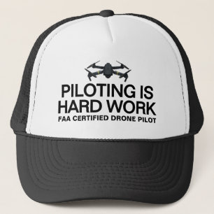 Pilotenarbeit ist Schwerarbeit™ Trucker-Mütze (Anp Truckerkappe
