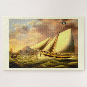 Pilotenboot 9 Kunst Puzzle