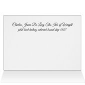 Pilotenboot Isle of Wright 1887 (Innenansicht Horizontal (Oben))