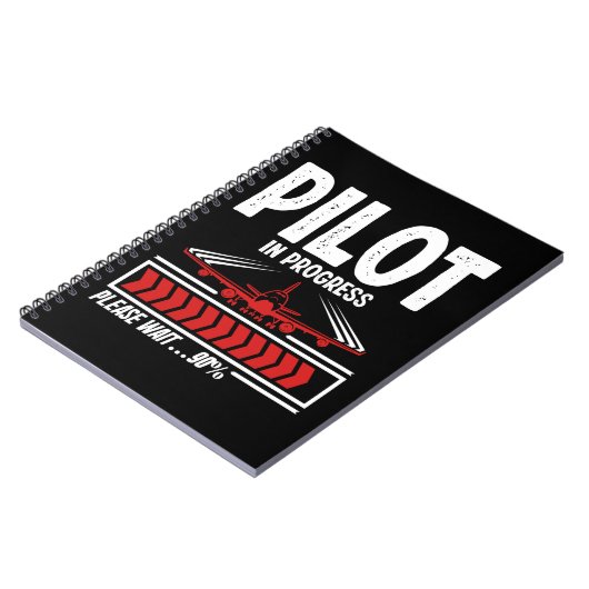 Pilotenfortschritt Fluggerät - Lügengeladung Notizblock (Linke Seite)
