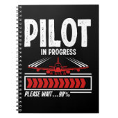 Pilotenfortschritt Fluggerät - Lügengeladung Notizblock (Vorderseite)
