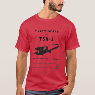 Pilotennotizen für TSR2 T-Shirt
