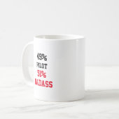Pilotenplakette Kaffeetasse (Vorderseite Links)