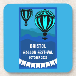 Pilotfestival für Heißluftballon Getränkeuntersetzer