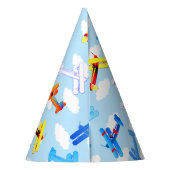 Pilotflugzeug für Vintage Luftfahrzeuge Partyhütchen (Rückseite)