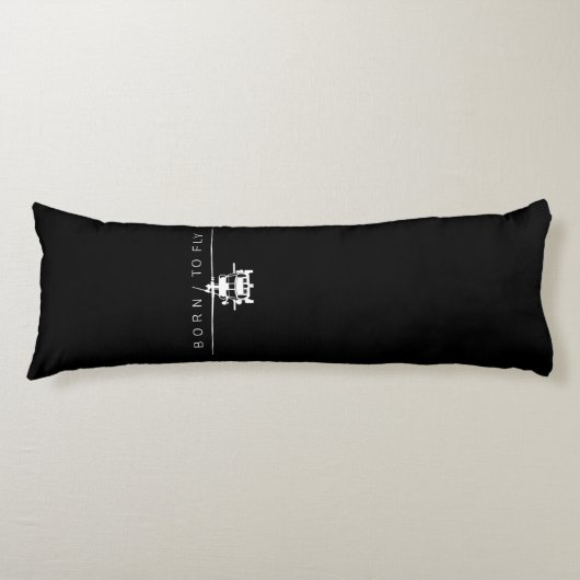 Pilotgeschenk für den Piloten eines Militärflughub Seitenschläferkissen (Vorderseite)