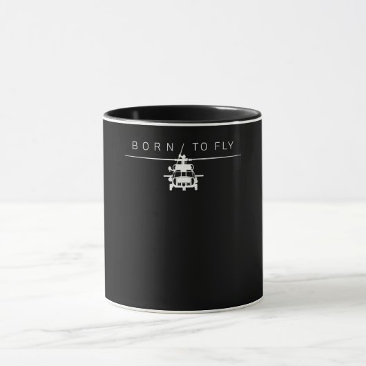 Pilotgeschenk für den Piloten eines Militärflughub Tasse (Zentrum)