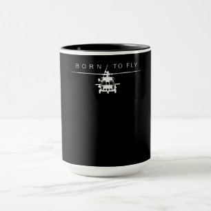Pilotgeschenk für den Piloten eines Militärflughub Tasse
