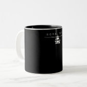 Pilotgeschenk für den Piloten eines Militärflughub Zweifarbige Tasse (Vorderseite Links)