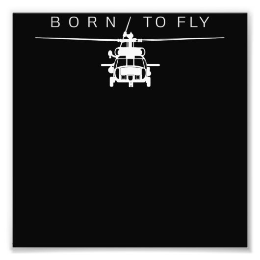 Pilotgeschenk für den Piloten eines Militärhubschr Fotodruck (Vorne)