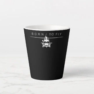 Pilotgeschenk für den Piloten eines Militärhubschr Milchtasse