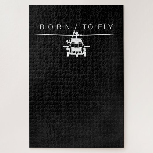 Pilotgeschenk für den Piloten eines Militärhubschr Puzzle (Vertikal)