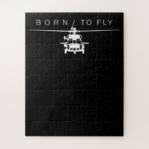 Pilotgeschenk für den Piloten eines Militärhubschr Puzzle