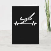 Pilotgeschenk für Glider-Strahltriebwerke Karte (Vorderseite)