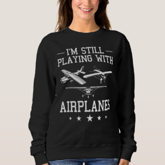 Pilotin für Luftfahrzeuge mit Aviator-Ausstattung Sweatshirt