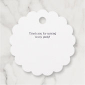 Pilotin für Wasserfarben Teddy Bear Geschenkanhänger (Rückseite)