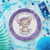 Pilotin für Wasserfarben Teddy Bear Pappteller (Party)