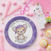 Pilotin für Wasserfarben Teddy Bear Pappteller (Party)