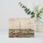 Pilotin Jetty, Le Havre, Misty von Camille Pissarr Postkarte (Stehend Vorderseite)