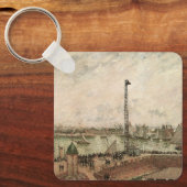 Pilotin Jetty, Le Havre, Misty von Camille Pissarr Schlüsselanhänger (Vorderseite)
