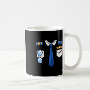 Pilotin Luftfahrzeug für Uniform-Kostüme Luftfahrt Kaffeetasse