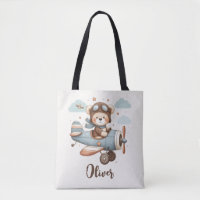 Pilotin "Whimsical Teddy Bear" Personalisiert