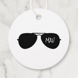 Pilotinitiativen zur Silhouette von Aviator-Sonnen Geschenkanhänger