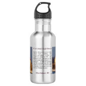Pilotinsel Leuchtturmflasche Edelstahlflasche (Vorderseite)