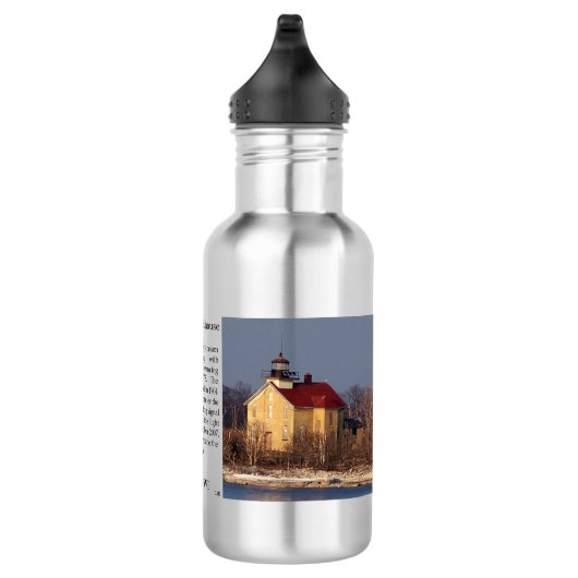 Pilotinsel Leuchtturmflasche Edelstahlflasche (Rechts)