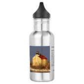 Pilotinsel Leuchtturmflasche Edelstahlflasche (Links)
