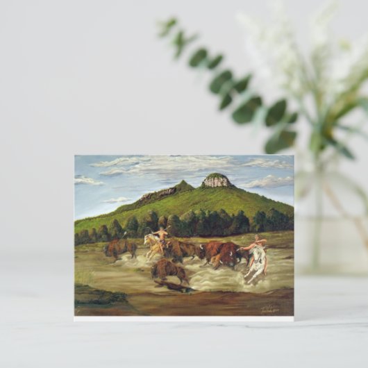 Pilotjagd Postkarte (Stehend Vorderseite)