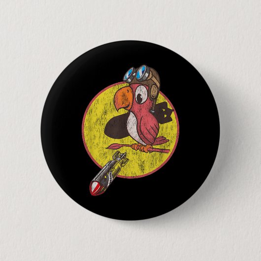 Pilotpflaster für Wwii-Veteranen des Zweiten Weltk Button (Vorderseite)