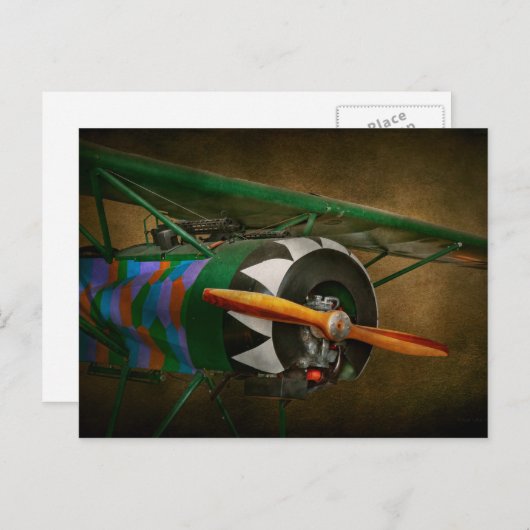 Pilotprogramm - Flugzeug - Deutsche WW1-Kämpfer - Postkarte (Vorne/Hinten)