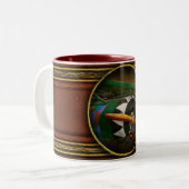 Pilotprogramm - Flugzeug - Deutsche WW1-Kämpfer - Zweifarbige Tasse (Vorderseite Links)