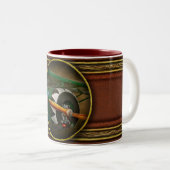 Pilotprogramm - Flugzeug - Deutsche WW1-Kämpfer - Zweifarbige Tasse (VorderseiteRechts)