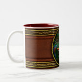 Pilotprogramm - Flugzeug - Deutsche WW1-Kämpfer - Zweifarbige Tasse (Links)