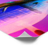 Pilotprogramm für Abstrakte Drachenfliege Poster (Ecke)