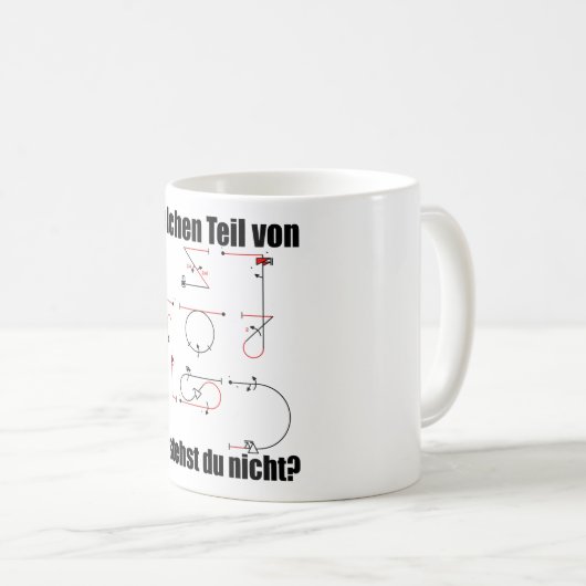 Pilotprogramm für Aresti Symbols Aerobatics Kaffeetasse (VorderseiteRechts)