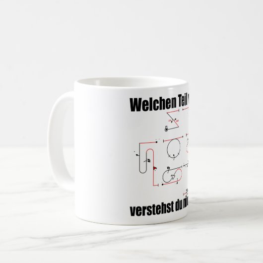 Pilotprogramm für Aresti Symbols Aerobatics Kaffeetasse (Vorderseite Links)