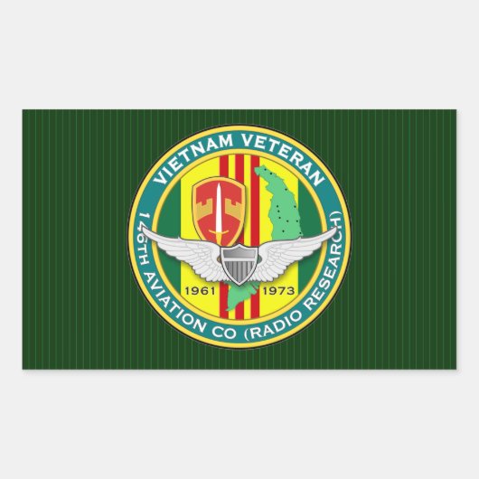 Pilotprogramm für ASA 146. AVN (RR) Rechteckiger Aufkleber (Vorderseite)