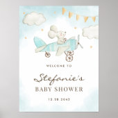 Pilotprogramm für Babymäuse mit Wasserfarbe Blue B Poster (Vorne)
