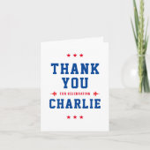 Pilotprogramm für Blaue und Rote Kämpfer - TopOne Dankeskarte (Vorderseite)