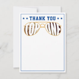 Pilotprogramm für Blaue und Rote TopOne-Geburtstag Dankeskarte