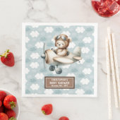 Pilotprogramm für braune Teddybären Napkins Person Serviette (Beispiel)